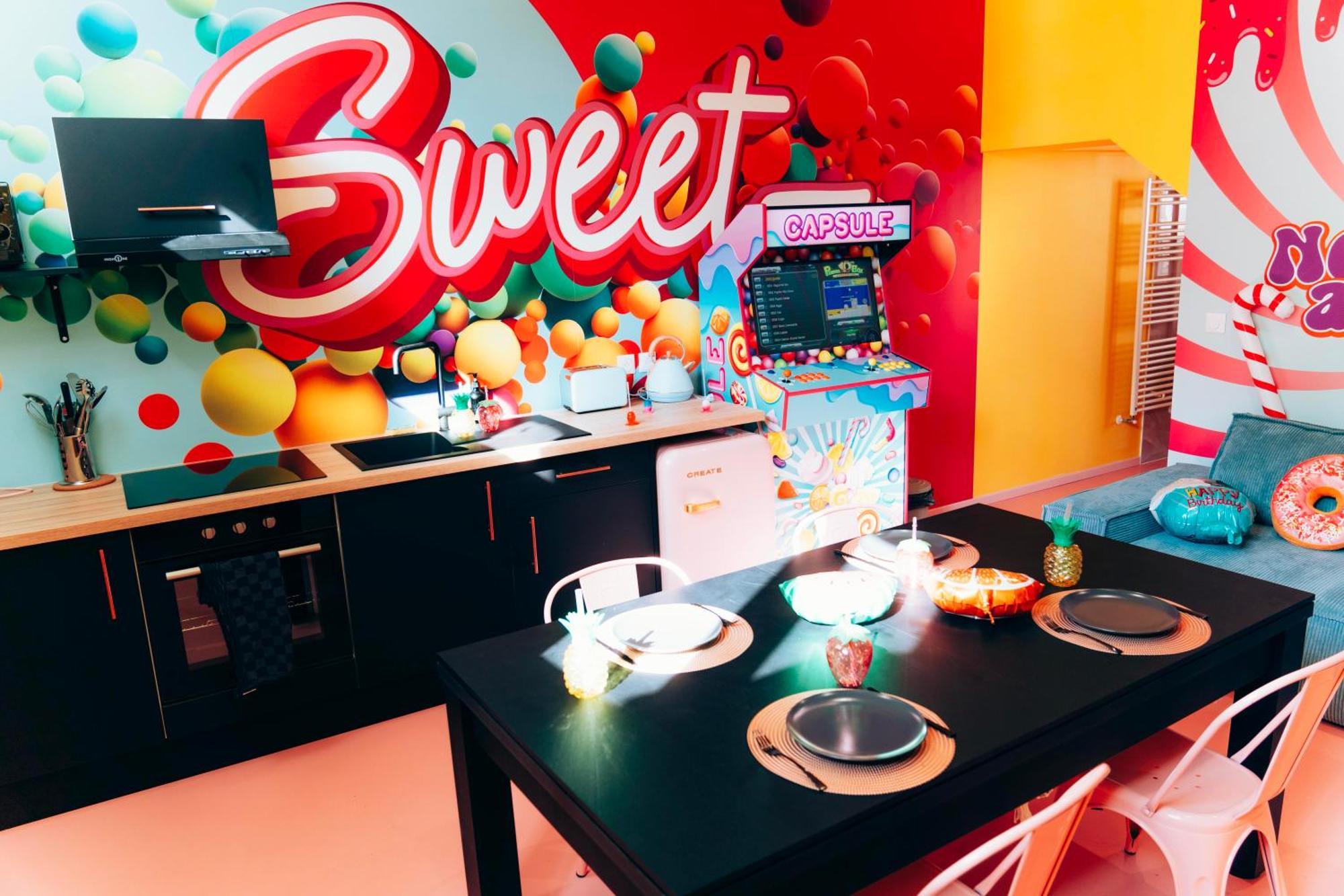 Capsule Bonbon - Balneo - Sauna - Billard - Nintendo Switch Douai Exterior foto